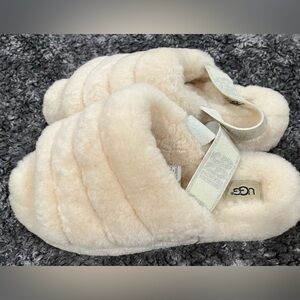 UGG Women's Soft Cream Slippers